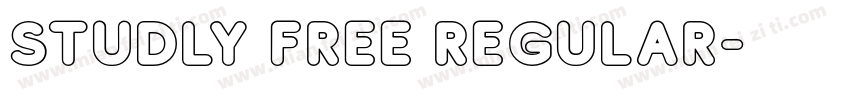 Studly Free Regular字体转换